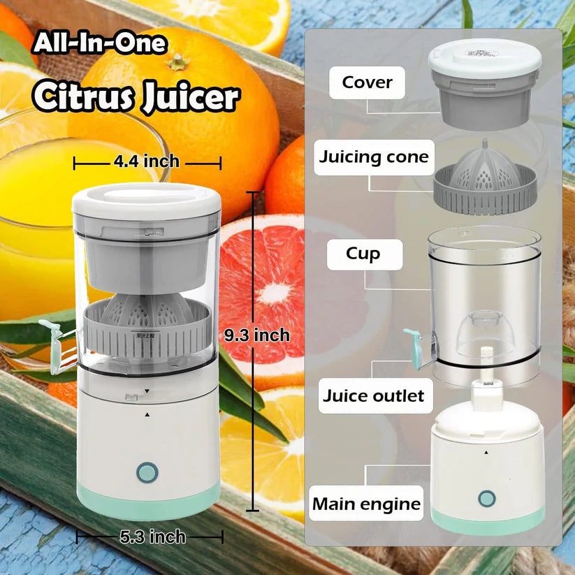 Electric Citrus Fruit Juicer – USB Rechargeable | Fast & Easy