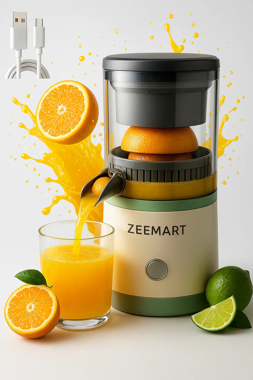 Electric Citrus Fruit Juicer – USB Rechargeable | Fast & Easy