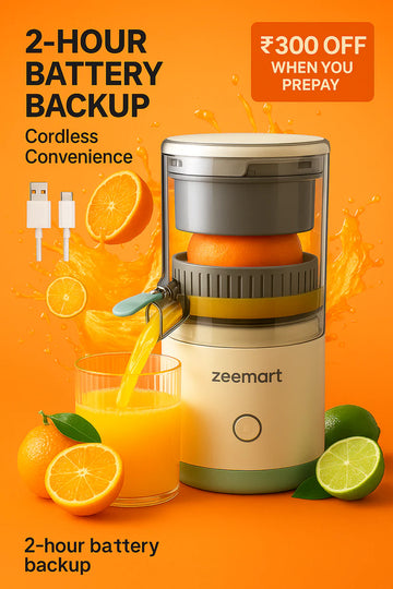Electric Citrus Fruit Juicer – USB Rechargeable | Fast & Easy