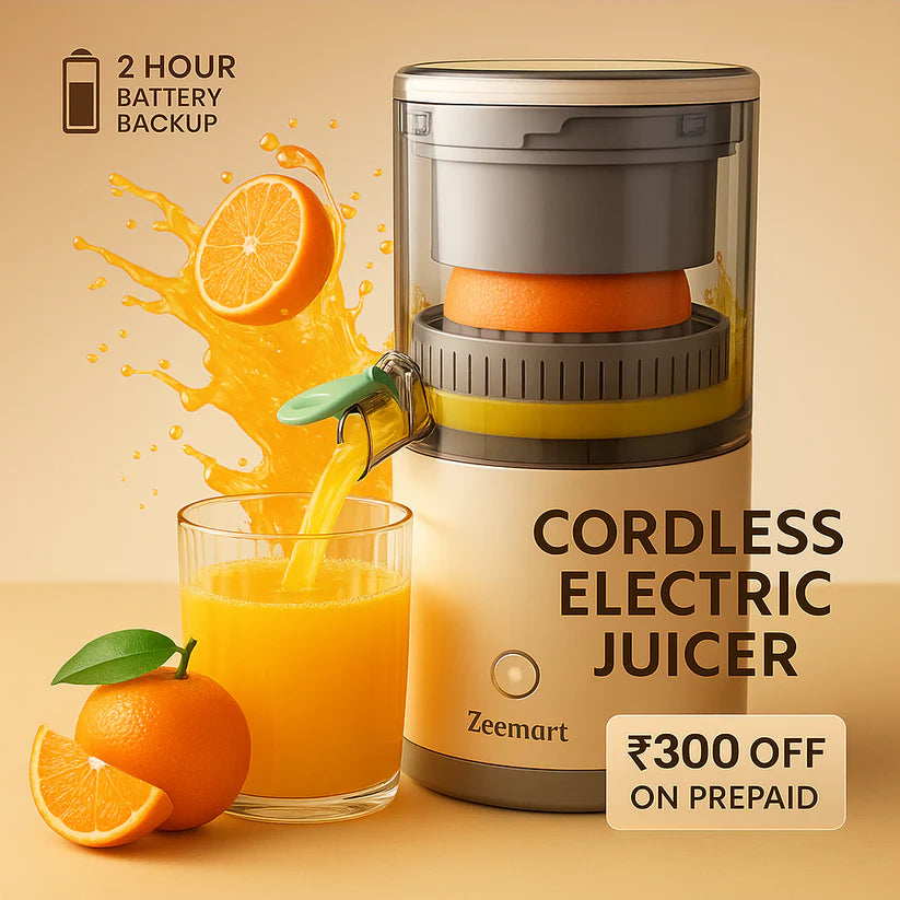 Electric Citrus Fruit Juicer – USB Rechargeable | Fast & Easy